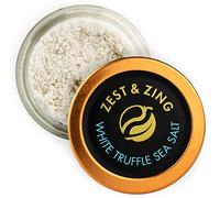 Zest & Zing White Truffle Sea Salt, 50g | Stackable Glass Spice Jar