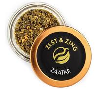 Zest & Zing Zaatar Spice Blend, 20g | Stackable Glass Spice Jar