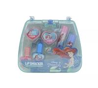 Lip Smacker Princess Ariel Mini Tote Bag, All-in-One Safe-to-Use Make-up Gifset for Kids Including Make-up for Face, Lips and Nails with Beauty Accessories Included for your Kids' Princess Look