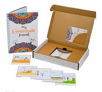 Zestful Radiance Mindfulness & Gratitude Gift Box-30 Activity Cards | Journal With Mandala Colouring Pages- Inspirational Meditation Gifts for Women, Men Teenagers, 8.89 cm x 8.89 cm (card size)