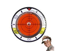 Zestivra ABS Ball Marker Level - Reading Golf Aid | Green Reader Marker, Precision Putting Tool, Alignment Accessory for Training, On-Course Strategy, Soccer Turf, Sports Field Performance