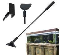 Zestivra Algae Scraper, Glass Cleaner for Fish Tanks Long Handled Aquarium Cleaner with Interchangeable Attachments for Freshwater Saltwater Aquariums, 33 x 5 x 3 cm / 12.99 x 1.97 x 1.18 Inches