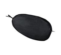 Zestivra Black Waterproof Kayak Cover - UV Resistant Boat Tarp, Outdoor Canoe Shield | Full-Length Seat Enclosure for Dock, Sailing, Rain, Snow, Wind, Carrying, Fit Watercraft Protection Cover