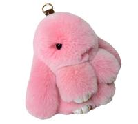 Zestivra Bunny Keychain - Plush Rabbit Charm, Cartoon Bunny Pendant | flufy Animal Bag Accessory, Soft Buny Clip for Girls, Kids, School Backpacks 1.57x1.57x5.91 inches