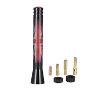 Zestivra Car Antenna Topper | National Flag Pattern Car Antenna | Aluminum Alloy Replacement for Optimized FM/AM Reception, Flag Pattern