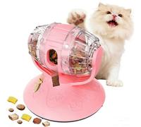 Zestivra Cat Toy Treat Dispenser, Interactive Food Ball for Slow Feeding, Beer Barrel Shape, Interactive Cat Toy, Enrichment Feeding Stimulation Game for Kittens