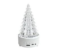 Zestivra Christmas Tree Night Light Wireless Speaker Desk Decoration | Mini Christmas Tree with Lights for Home, Study Room, Living Room, Bedroom, Desk, Mantel Holiday