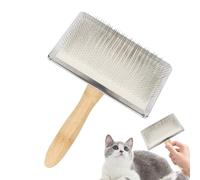 Zestivra Dog Hair Detangling Brush | Dematting Comb for Hair Removal, Cleaning Tools Undercoat Rake, Dematting Comb and Hair Remover for Short and Longhaired Cats and Pets