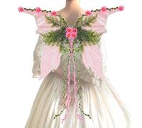 Zestivra Fairy Wings for Girls | Sparkly Butterfly Wings, Girl's Costume for Halloween, Garden Party, Christmas, Stage Show, Cosplay, Festive Event