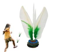 Zestivra Feather Kick Shuttlecock - Jianzi Foot Game Toy, Outdoor Balance Exercise | durablle Kicking Shuttlecock Family Backyard Play, Fitness Training Toy for Fun Physical Activity Game Shuttlecock