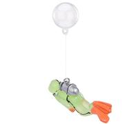 Zestivra Floating Aquarium Decorations, Glow in The Dark Fish Tank Diver Decoration Small, Aquarium Decor Underwater World Small Floating Ball Miniature Diver for Water