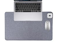 Zestivra Heated Mouse Mat, Lightweight Mat, Warming Desk Mat, for Use in the Office, Home, Dorm, Apartment, Table, Winter, Typing and