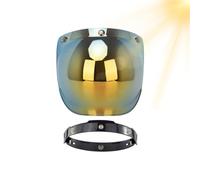 Zestivra Helmet Visor - Tinted Riding Lens, Open Face Cover | Protective Motorcycle Shield, All-Weather Gear for Night Use, Rainy Commutes, Long Touring, Highway Travel, Sunny Road Trips