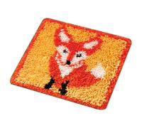 Zestivra Hook Rug Kits for Kids - Yarn Craft Set, Needle Punch Project | 11.81x11.81 Inch Carpet Making Kit, Pattern Activity for Adults, Girls, Boys, Women, Men, Home Art Fun