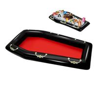 Zestivra Inflatable Floating Drinks Cooler Tray Party Containers Salad Trays Buffet Coffin Shape Skeleton for Beach Pool Picnic BBQ Appetizers