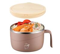 Zestivra Instant Noodle Bowl,1200ml Anti-Scalding Soup Mugs | Heat Resistant Noodle Bowl Set,for Home Kitchen College Dorm Rice Pho Soup Pasta Oatmeal Gumbo Salad