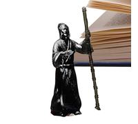 Zestivra Knight-Errant Resin Statue - Miniature Warrior Figure, Chinese Style Ornament | Ancient Decoration, Sculpted Figurine for Aquarium Display, Office Desk Setup, SUV Dashboard Showcase