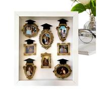 Zestivra Mini Museum Silhouette Box - Stylish Shadow Display Frame, Spotlight Scene Design, Figurine Memory Accent | Creative Keepsake Presentation for Graduation Moments And Personal Achievements