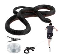 Zestivra Prank Snake - Realistic Prank with Snake, Twine and Clip - Funny Toy with Clip and Rope for Men, Women and - Realistic Joke Kit for Parties and Hoaxes