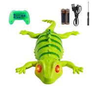 Zestivra Wall Crawler Gecko | Remote Control 2-mode Light Up Fun Crawling Game | Wall Robot Gecko Kids Toys | for Preschoolers Boys Girls Children Son Daughter