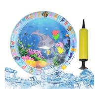 Zestivra Water Mat for Cats | Water-Filled Sensory Bed | Inflatable PVC Thickened Leakproof Cooling Pad with Pump for Pet Home Play Animals