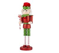 Zestivra Wooden Nutcracker - Christmas Figure Decoration | Traditional Festive Decorative Figure with 38 cm Size for Fireplace Children's Dining Table Living Room Christmas Party Holiday Seasonal Gift