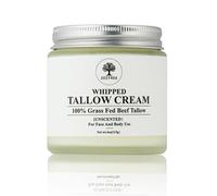 ZESTREE Beef Tallow Face Cream - Natural Face Cream with Organic Beef Tallow for Skin - Hydrating Beef Tallow Moisturiser, Tallow Balm, Honey Balm - Unscented 113g