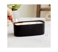 Zesty Lemons London Kiln Collection Baguette Candle - Black
