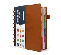 Zesty Notes End of Life Planner UK - B5 Refillable Im Dead Now What Book UK | In Case I Die Document Organiser For When Im Gone - My Final Wishes Planner - End of Life Book - Brown PU Leather
