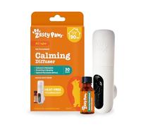 Zesty Paws Cat Calming Plug-in Diffuser Starter Kit, Promotes Calmness & Relaxation and Reduce Stress & Anxiety in Cats, Orchid Mist Scent