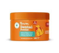 Zesty Paws Dental Powder, Dogs & Cats Teeth, Seaweed, Daily Use, 180 Scoop | Targets Plaque & Tartar, Supports Healthy Gums & Fresh Breath | Norwegian Seaweed, Green Tea, Echinacea & Pomegranate