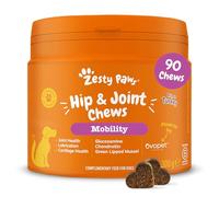 Zesty Paws Hip and Joint Supplement Chews for Dogs | supports joint mobility, flexibility and connective tissue, with glucosamine, chondroitin, Ovopet and green-lipped mussel | 90 soft chews