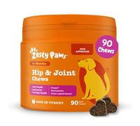 Zesty Paws Hip & Joint Chews for Dogs, Rich in Turkey, 90 Chews, Daily Use | Supports Joint Flexibility, Mobility, Cartilage & Helps Soothe Stiff Joints | Glucosamine, Chondroitin, Green-Lipped Mussel