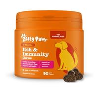 Zesty Paws Itch & Immunity Chews for Dogs, with Salmon, Daily Use, 90 Chews | Soothes Skin, Paws & Ears from Licking & Scratching, Helps Immune Function, Skin & Gut Health | Salmon Oil & Probiotics