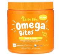 Zesty Paws, Omega Bites for Dogs, Skin & Coat, All Ages, Chicken Flavour, 90 Soft Chews