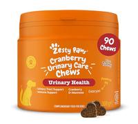 Zesty Paws Urinary Tract Support Chews for Dogs, cranberry-based supplement for Urinary Health| helps with dog incontinence and frequent urination | 90 soft chews