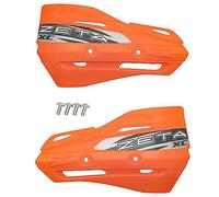 Zeta High Performance Products Zeta XC Protector ORANGE Hand Shields (Pair) for Armor Handguards, Medium