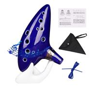 Zetong Legend of Zelda Ocarina 12 Hole Alto C with Textbook and Protec