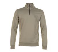 BOSS Mens Quarter Zip Zetrust Sweatshirt - Colour: 342 Open Green - Size: XL