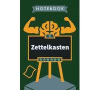 Zettelkasten Notebook: Lined pages with index cards design to help you organize your thoughts.