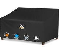 Zettum 203x86x84cm Outdoor Bench Covers Waterproof 3 Seater Heavy Duty 600D Oxford Fabric Bench Covers Fit for Outdoor Storage Love Seat, Patio Couch with Durable Garden Bench Cover