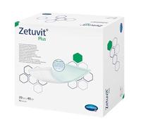 Zetuvit Plus 20x40cm Wound Dressing - Highly Absorbent, Superabsorbent Core for Heavily Exuding Wounds, Supports Fast Absorption & Wound Healing - Pack of 10