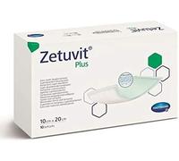 Zetuvit Plus Sterile Dressing Pad 10cm x 20cm - High Absorption Capacity, Ideal for Wound Care, Absorbs Excess Moisture, Medical-Grade, Quick & Reliable Wound Exudate Retention, Pack of 10