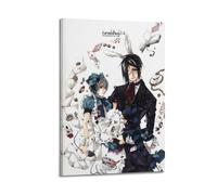 ZEUDFBSA Anime TV Series Black Butler Poster Poster Decorative Painting Canvas Wall Posters And Art Picture Print Modern Family Bedroom Decor Posters 08x12inch(20x30cm)
