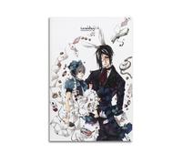 ZEUDFBSA Anime TV Series Black Butler Poster Poster Decorative Painting Canvas Wall Posters And Art Picture Print Modern Family Bedroom Decor Posters 24x36inch(60x90cm)