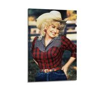 ZEUDFBSA Author Poster Dolly Parton Poster Decorative Painting Canvas Wall Posters And Art Picture Print Modern Family Bedroom Decor Posters 24x36inch(60x90cm)