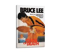 ZEUDFBSA Game of Death Movie Poster Poster Decorative Painting Canvas Wall Posters And Art Picture Print Modern Family Bedroom Decor Posters 20x30inch(50x75cm)
