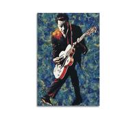 ZEUDFBSA Guitarist Poster Chuck Berry Poster Decorative Painting Canvas Wall Posters And Art Picture Print Modern Family Bedroom Decor Posters 24x36inch(60x90cm)