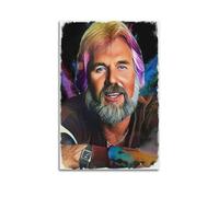 ZEUDFBSA Kenny Rogers Singer Poster Poster Decorative Painting Canvas Wall Posters And Art Picture Print Modern Family Bedroom Decor Posters 12x18inch(30x45cm)