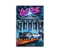 ZEUDFBSA Movie Back to The Future It's Time to Go Back Poster Poster Decorative Painting Canvas Wall Posters And Art Picture Print Modern Family Bedroom Decor Posters 08x12inch(20x30cm)